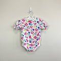 Vintage Healthtex Floral Alphabet Bodysuit 24 Months
