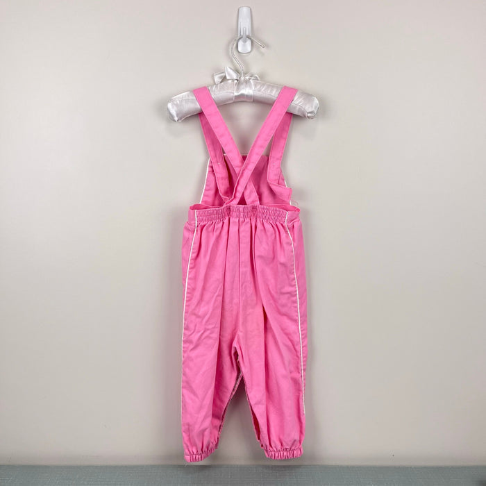 Vintage Healthtex Pink Overalls 24 Months USA