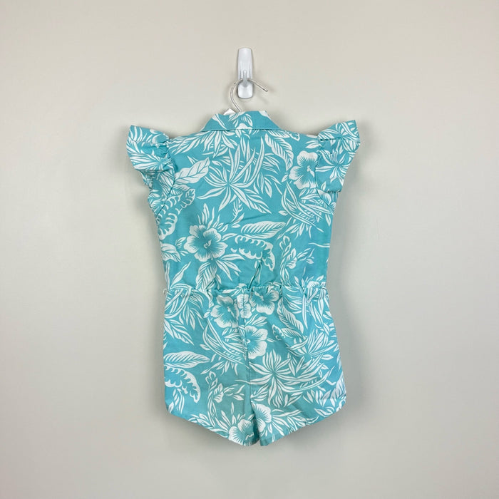 Vintage Just 4 Kids Floral Beach Romper 3T