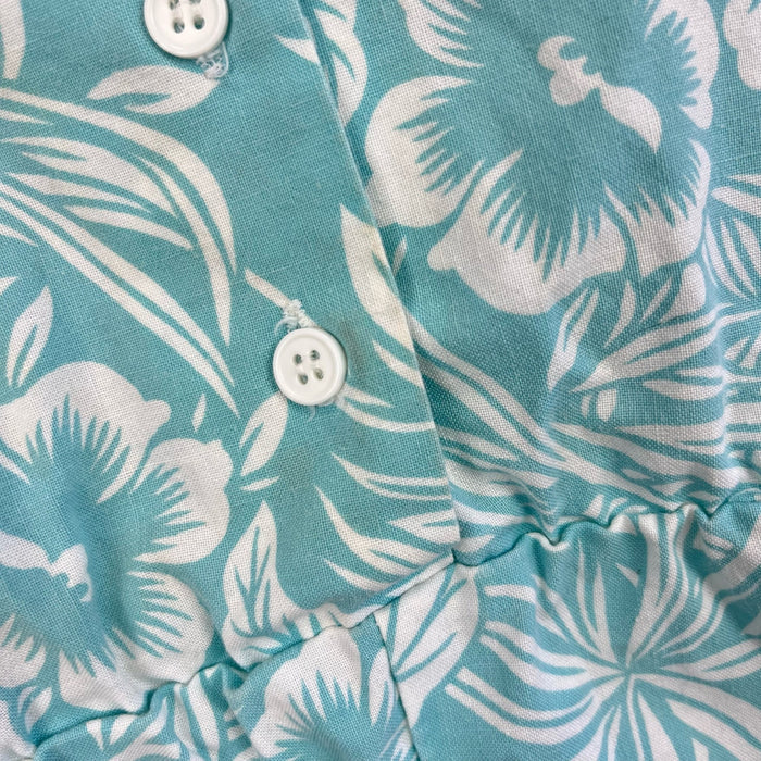 Vintage Just 4 Kids Floral Beach Romper 3T