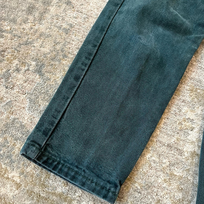 Vintage Levi's 550 Relaxed Fit Regular Orange Tab Green Jeans 6