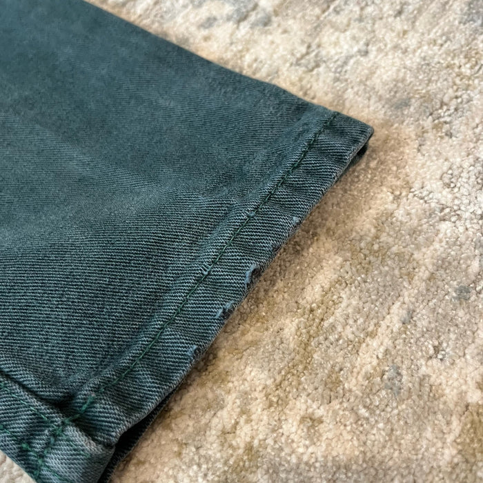 Vintage Levi's 550 Relaxed Fit Regular Orange Tab Green Jeans 6