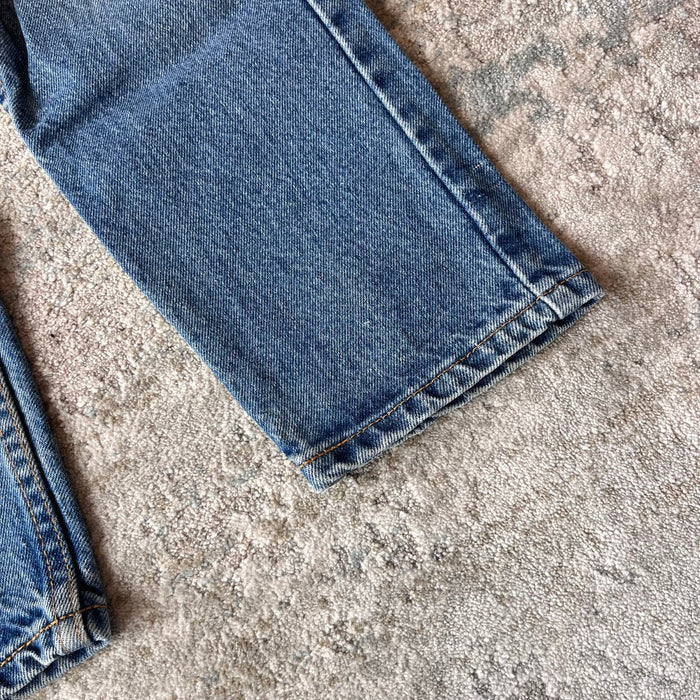 Vintage Levi's 550 Relaxed Fit Slim Fit Orange Tab Jeans 9 USA