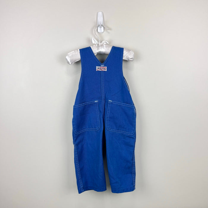 Vintage Liberty Cracker Jack Overalls Blue 12 Months USA