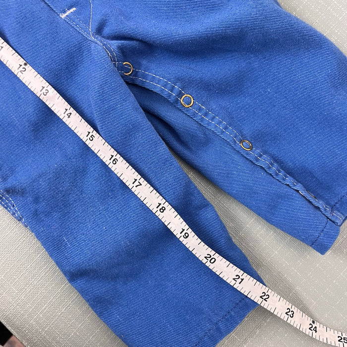 Vintage Liberty Cracker Jack Overalls Blue 12 Months USA