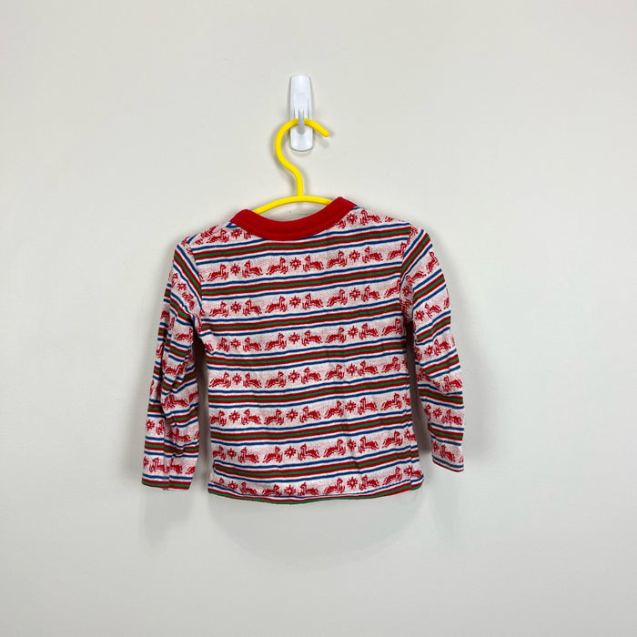Vintage Long Sleeve Striped Shirt
