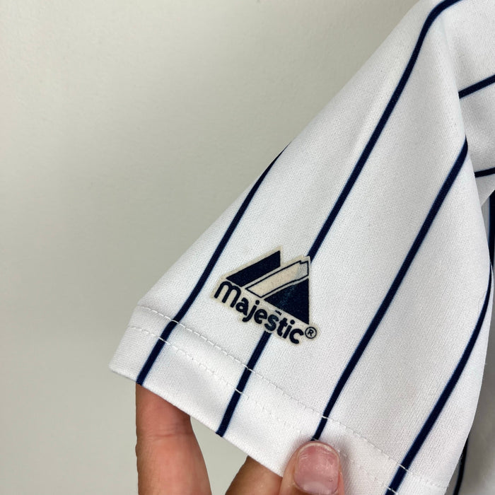 Vintage Majestic New York Yankees Jeter 2 MLB Baseball Jersey Youth Small USA