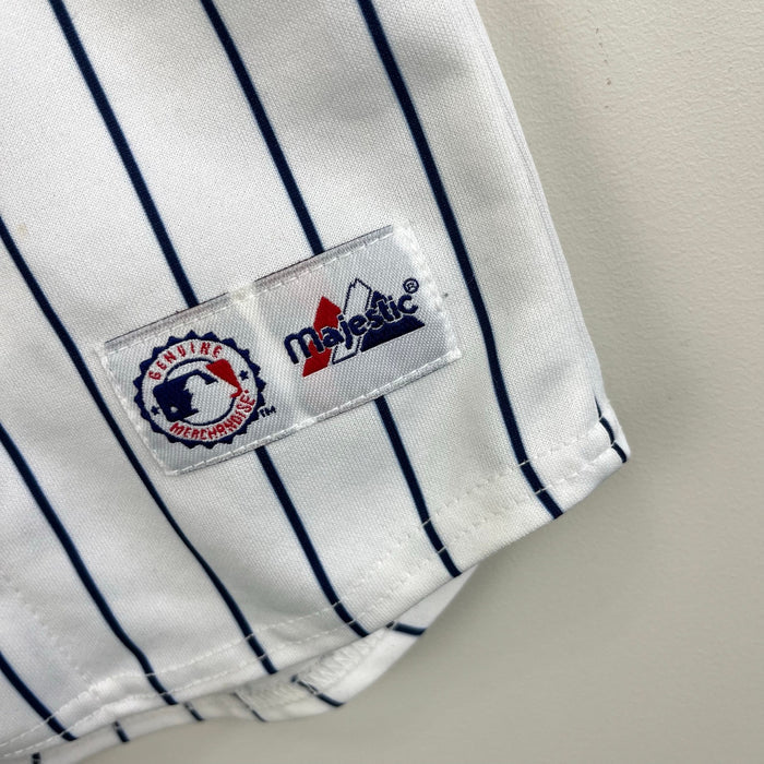 Vintage Majestic New York Yankees Jeter 2 MLB Baseball Jersey Youth Small USA