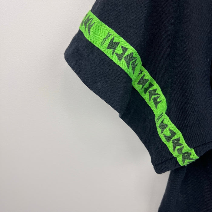 Vintage MTO Surf Black Neon Short Sleeve T-shirt Medium