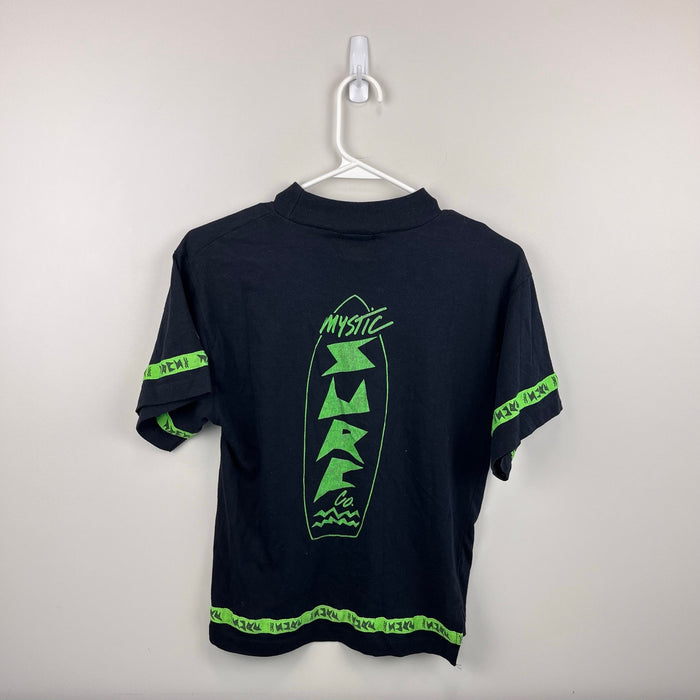 Vintage MTO Surf Black Neon Short Sleeve T-shirt Medium