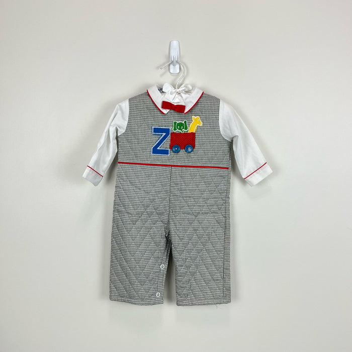 Vintage Original Chandler Zoo Train Outfit 6 Months USA