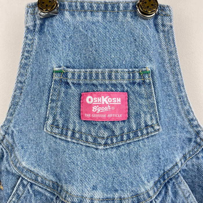 Vintage OshKosh B'gosh Blue Jean Shortalls 6 USA