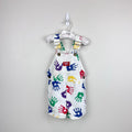 Vintage OshKosh B'gosh Handprint Shortalls 3T USA