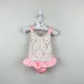 Vintage OshKosh B'gosh Pink Floral Bathing Suit 3T USA