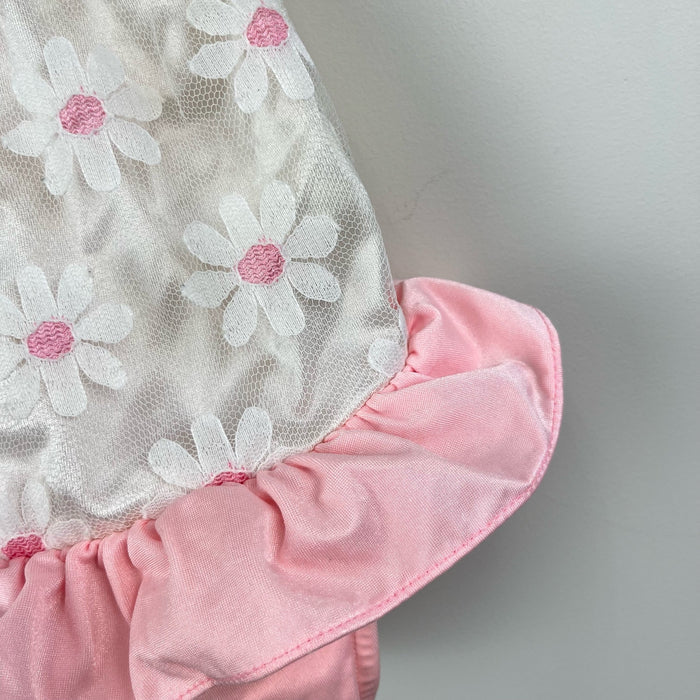 Vintage OshKosh B'gosh Pink Floral Bathing Suit 3T USA