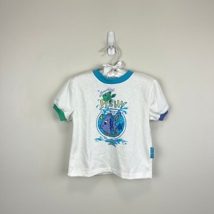 Vintage OshKosh B'gosh Short Sleeve Fish T-Shirt 18 Months USA