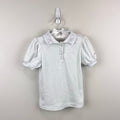 Vintage OshKosh B'gosh Short Sleeve White Flower Top 4T USA
