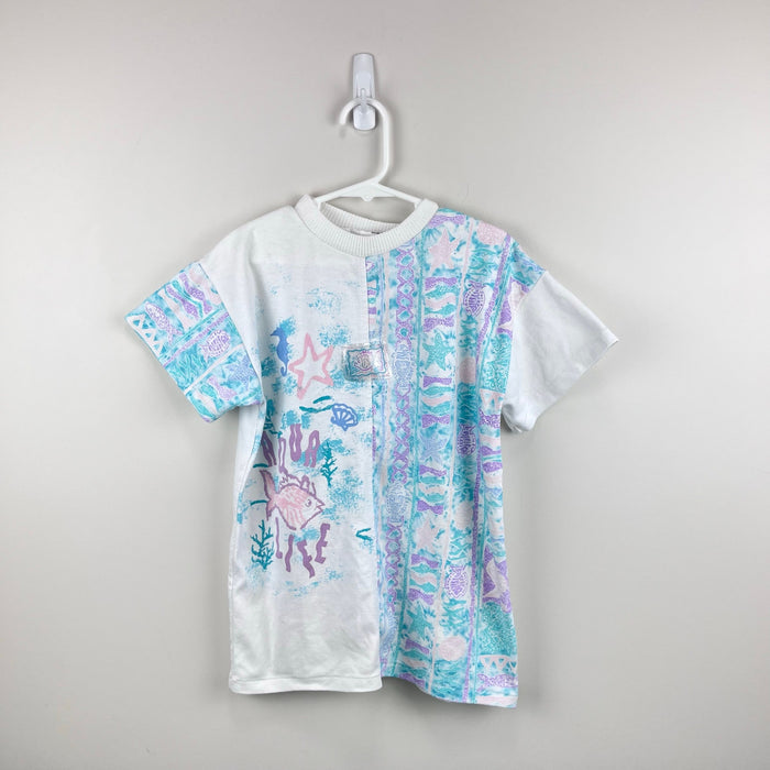 Vintage Our Girl by Healthtex Pastel Fish T-Shirt 7-8