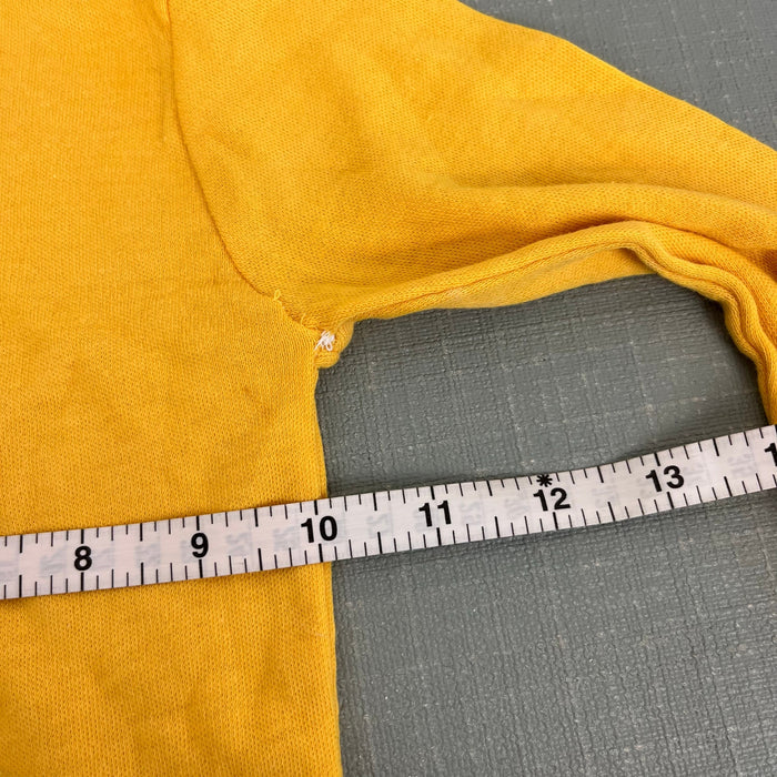 Vintage Sears Yellow Fruit Turtleneck Medium 4-5