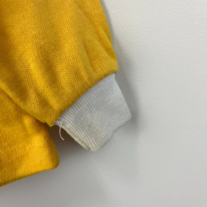 Vintage Sears Yellow Fruit Turtleneck Medium 4-5