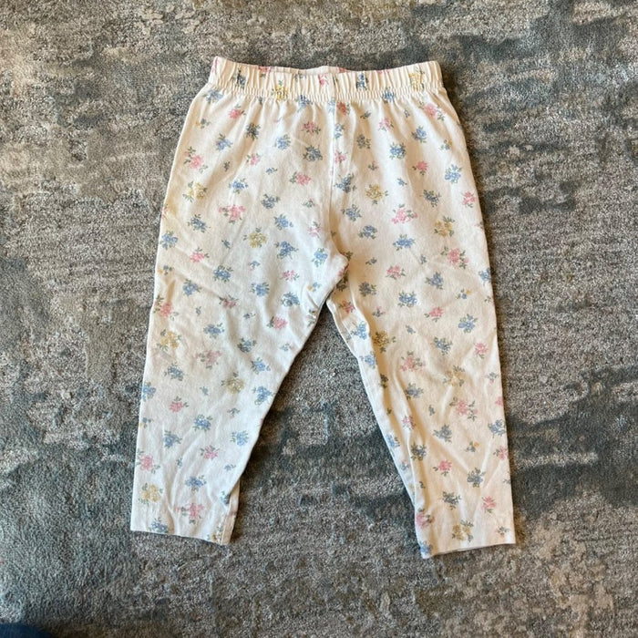 Vintage SWAT Floral Leggings 24 Months USA