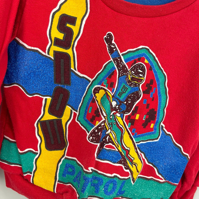 Vintage Teddy Bears Snow Patrol Snowboarding Sweatshirt 3T USA