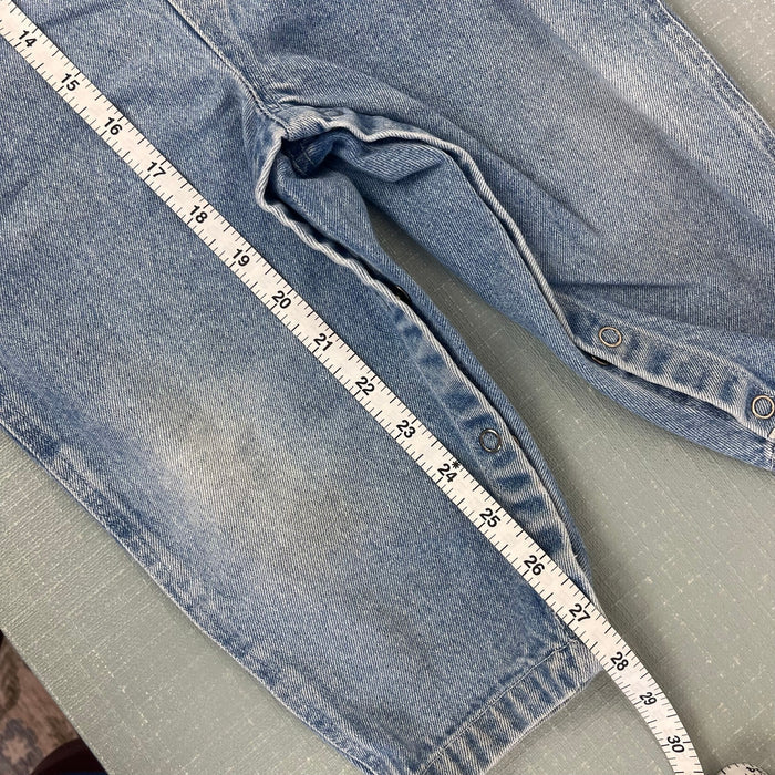 Vintage The Original Arizona Jean Company Denim Overalls 24 Months