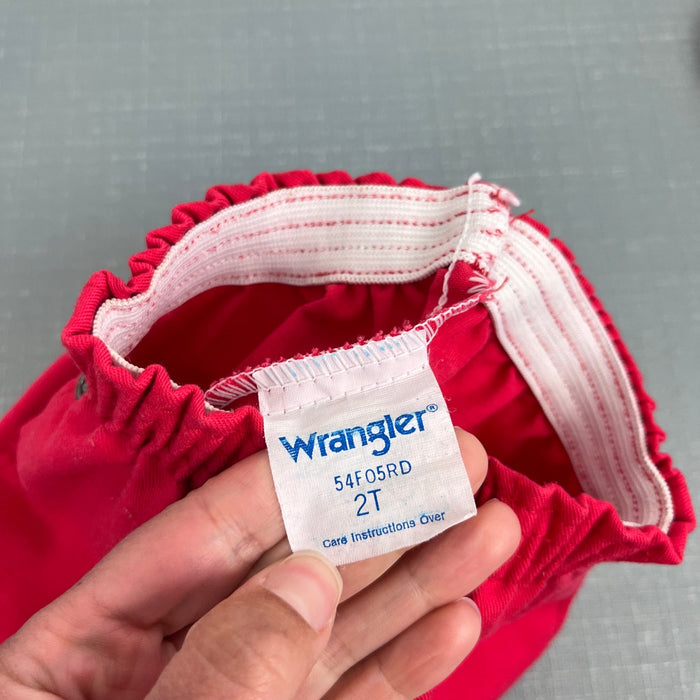 Vintage Wrangler Red Track Shorts 2T USA