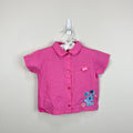 Vintage Y2K Blues Clues Short Sleeve Pink Top 24 Months