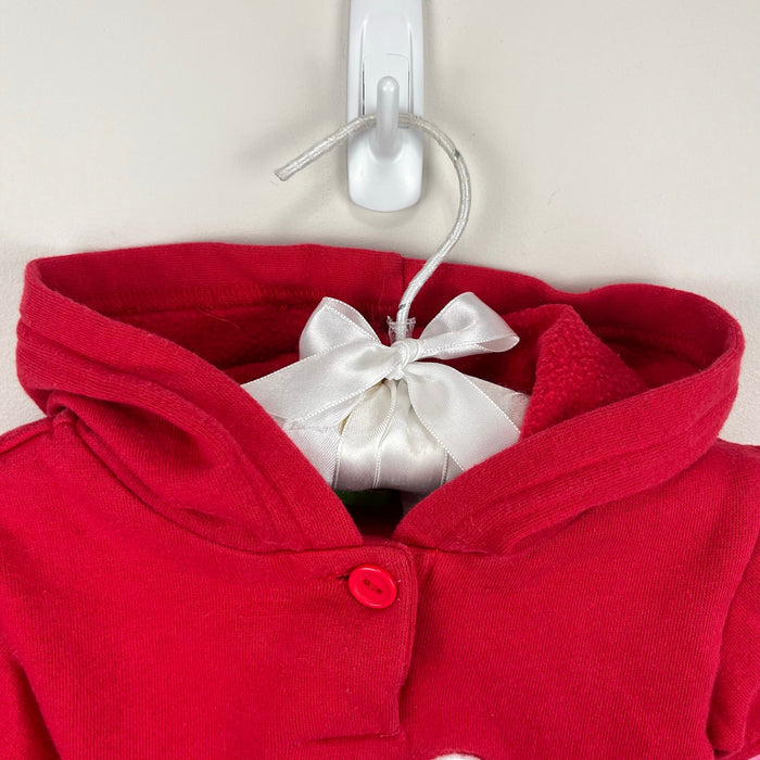 Vintage Y2K Sesame Street Red Pink Elmo Hoodie 18 Months