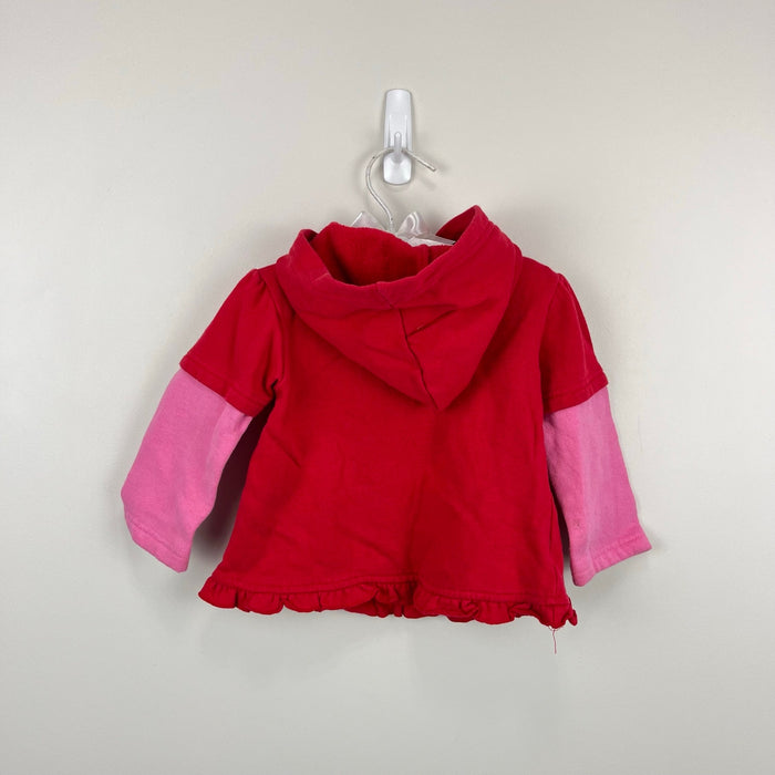 Vintage Y2K Sesame Street Red Pink Elmo Hoodie 18 Months