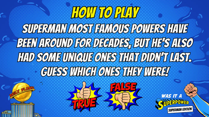 Was It A Superpower - Superman
