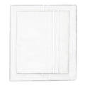 White Lines Embroidered Sheet Set (Fitted, Flat, & Pillow Cases)