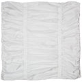 White Mirabel Ruched Euro Sham