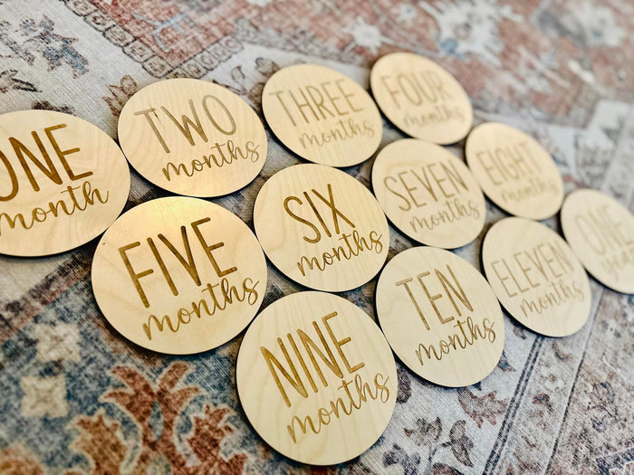 Wooden Milestone Signs - Neutral