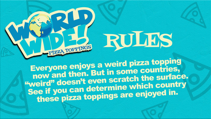 WorldWide: Pizza Toppings