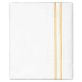 Yellow Lines Embroidered Pillowcase Pair