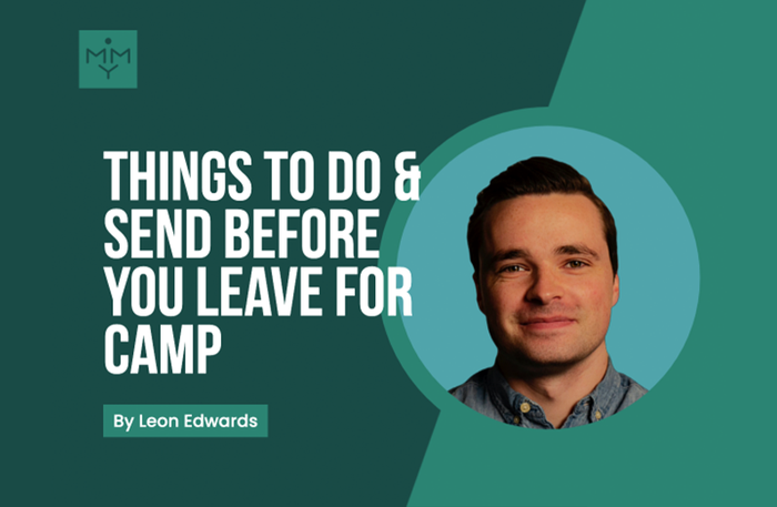 [Youth Ministry Hacks] Things To Do & Send Before You Leave For Camp