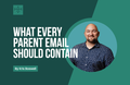[Youth Ministry Hacks] What Every Parent Email Should Contain